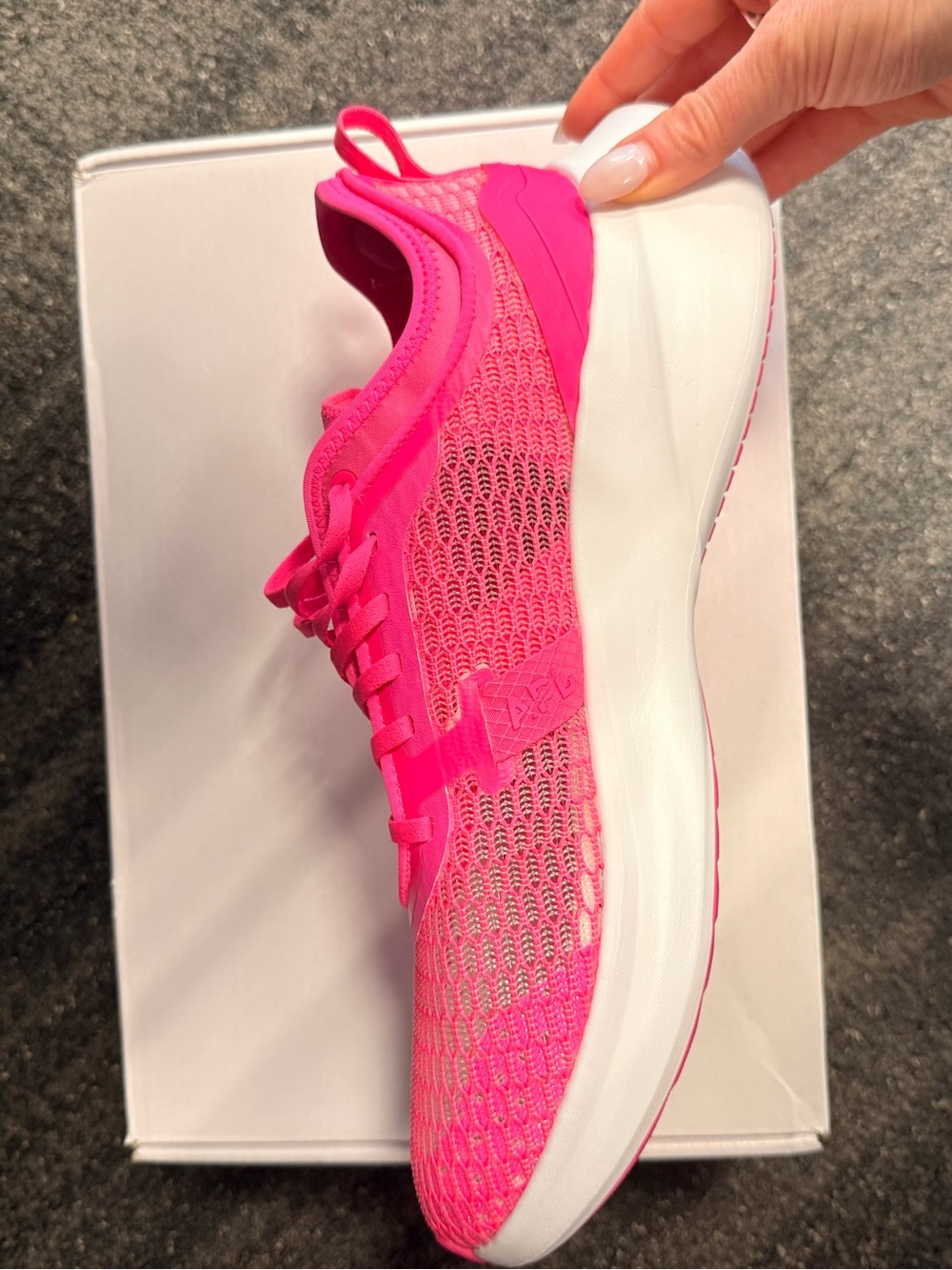 APL Women’s Hot Pink Knit Running Sneakers - Lightweight Comfort
